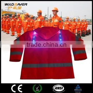 Led Safety Reflective Red Jacket Security Uniform thumbnail-4