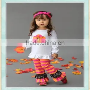 Wholesale Children Clothes Turkey Embroidery Design Baby Thanksgiving Product thumbnail-1