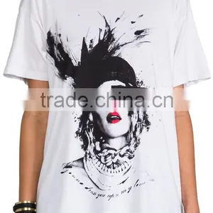 Cotton Blend T-shirts With Face Print thumbnail-5