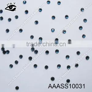 Hot Fix Rhinestone 3mm Ss10 Montana Color Loose Crystals Beads for Clothing thumbnail-1