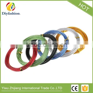 2mm 5m Round Aluminum Wire Jewelry Craft Versatile Painted Jewelry Findings Beads For Jewelry Making DIY thumbnail-4