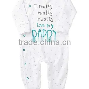 Autumn Letter Full Printed Footbinding Baby Romper thumbnail-2