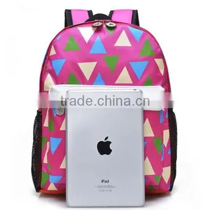 Muti-color Triangle Lovely School Kindergarten School Kids Bags thumbnail-6
