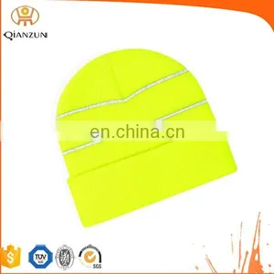 Embroidery Custom Reflective Beanie Hat / Winter Hat Wholesale thumbnail-3