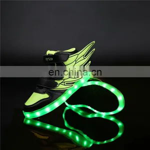 Wholesale Children Kid USB Rechargeable LED Luminous Light Shoes Kids thumbnail-3