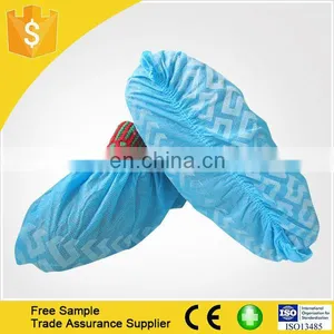 Waterproof Nonwoven Anti-slip Disposable Shoe Cover SMS/PP Fabric thumbnail-2