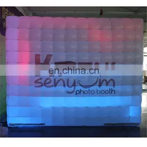 Customized Airblowing Inflatable Photo Booth/inflatable Tent With LED Light for Sale thumbnail-2