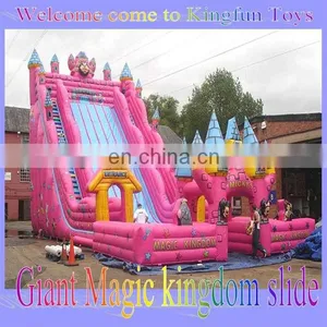 Giant Magic Kingdom Inflatable Slide thumbnail-1