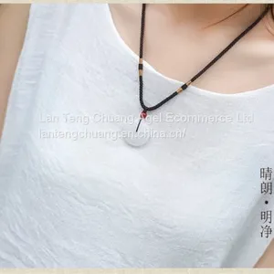 Diayam Natural Xinjiang Kunlun Jade Jade Buckle Jade Lovers Couple Jade Fall White Jade thumbnail-3