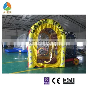 Hot Sale Inflatable Money Cube/Cash Booth/Cash Machine For Advertising And Promotion thumbnail-3