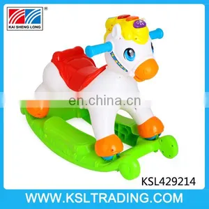 Plastic Educational Rocking Horse Electric Toy With Music thumbnail-1