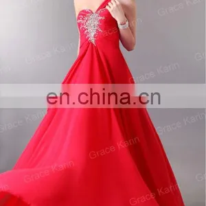 2015 New Arrivals Embroidery Beaded Elegant Black One Shoulder Designer Evening Dresses CL3120-1 thumbnail-5