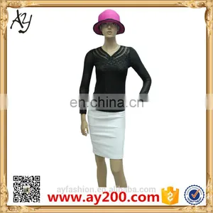 Elegant Shirt Designs Long Sleeve Women Plain Bottoming t Shirt thumbnail-1