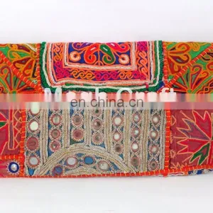 Bohemian Banjara Ethnic Handbag-Vintage Clutch Bag-Afghan Clutch Bag-Hand Embroidery Coin Clutch Purse thumbnail-4
