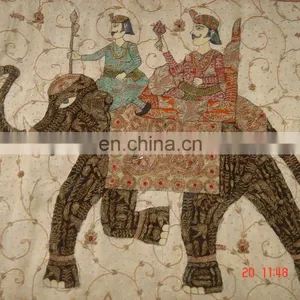 Designer Wholesale Old Silk Cotton Patchwork Wall Hangings Tapestry Runner thumbnail-4