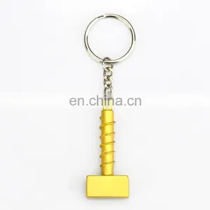 China Key Chian Manufacturer Wholesale Custom Bulk Blank Metal Gold Bar Keychain thumbnail-2