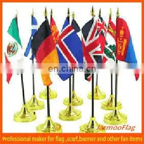 Cheap Custom Multinational Desk Flag for Sale thumbnail-1
