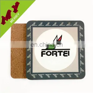 Eco-friendly Paper Wood Coaster With Personalized Logos thumbnail-6