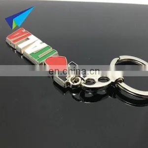 Popular Style Custom Logo Metal Keychain no Minimum Order thumbnail-2