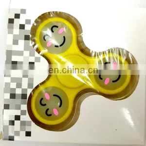 Emoji Style Silicone Finger Spinner Toys Led Hand Spinner Toys Gifts EDC Spinning Toys for Christmas Halloween Festival Gifts thumbnail-3