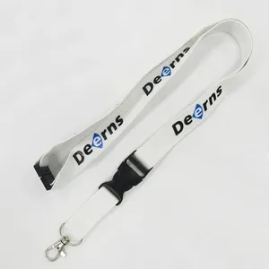 Silkscreen Printing Dye Sublimation Custom Recycled PET material Strap Eco-friendly Lanyard thumbnail-5