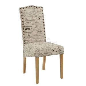 Fabric Solid Wood Dining Chair With Stud,Quality Dining Room Chair HL-7018 thumbnail-1