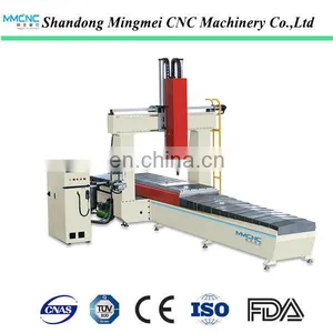 Gantry CNC Milling Machining Center With 5-Axis for High Speed Rail Alu and Bag Suitcases Hateromorphism Cutting thumbnail-1