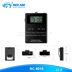 RC 8015 Hajj Wireless Tour Gudie System With Lanyard and Microphone & Earophone thumbnail-1