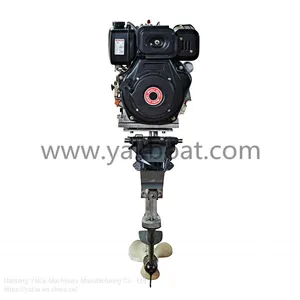 6HP 1-cylinder Air-cooled 4 Stroke Diesel Outboard Marine Engine thumbnail-1