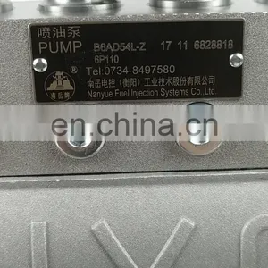 Genuine NANYUE Diesel Fuel Injection Pump B6AD54L-Z B7606-1111100A-493 thumbnail-1