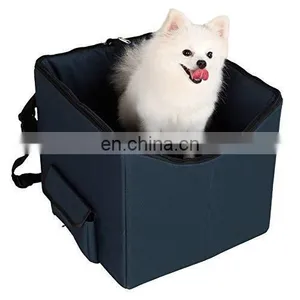 Dog Booster Car Seat Pet Bed at Home With Pockets and Carrying Case Easy Storage and Portable thumbnail-6