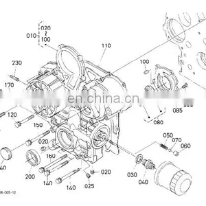 16241-3507-0 16251-3513-0 V1505 Oil Pump for V1505 Engine Spare Parts thumbnail-1
