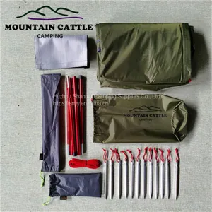 Mountaincattle Single Layer 400 CM Tipi Hot Tent Winter Camping Triangle Backpacking Equipment thumbnail-5