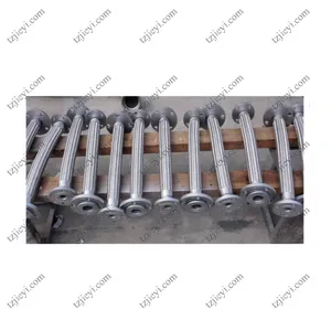 DN40 Stainless Steel 304 High Temperature High Pressure Metal Braided Hose DIN Flange Connection thumbnail-2