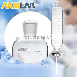 AKM LAB Glass Cylinder Shape Separating Funnel With Graduation thumbnail-3