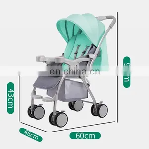 Oem Compact Easy to Carry Baby Trolley Lightweight Folding Stroller thumbnail-3