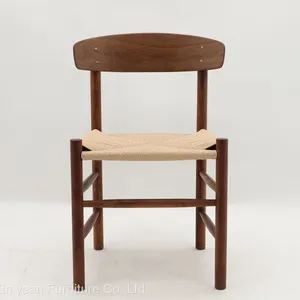 Nordic Design Mogensen J39 Chair in Solid Ashwood Natural Papercord Wooden Dining Chairs thumbnail-4