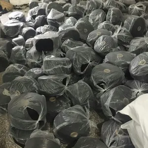 Keshu Ne8s/1 Dyed Black Color 65/35 pc or Cvc Yarn Blended Yarn for Weaving thumbnail-3