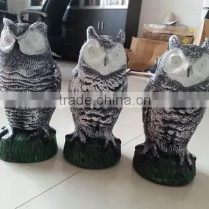 Plastic Auto Shake Hand Owl Decoration/bird Stand Decoration thumbnail-2