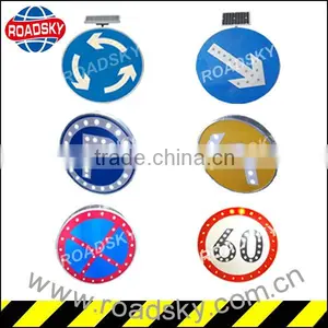 Round Metal Led Informative Traffic Signs thumbnail-1
