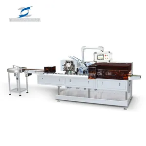 Factory Price Cartoner Paper Box Automatic Cartoning Machine for Cosmetic Tubes, Bottles, Jars thumbnail-1