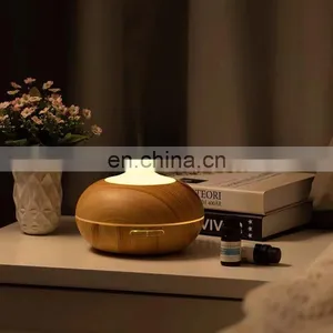 Cool Mist Humificador 500ml Ultrasonic Air Humidifier Wood Aromatherapy Essential Oil Odor Diffuser For Bedroom Winter Use thumbnail-1