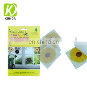 Piege Englue Anti Mouche Pour Fenetre Pour Attraper Les Mouches et Les Mouches Des Fruits thumbnail-1