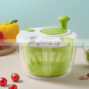 BPA Free Large Easy Use Multi Function Plastic Vegetables Salad Spinner thumbnail-1