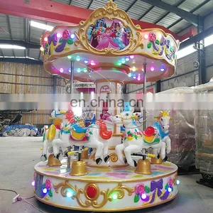 Cheap Carnival Game Kids Small Children Park Merry go Round for Sale thumbnail-1