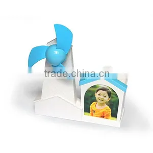 2016 Windmill Shape Popular Desk Promotion Gift Mini USB Fan thumbnail-2