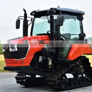 High Quality Nongfu Rubber Crawler Paddy Field 4WD 90HP Tractors thumbnail-2