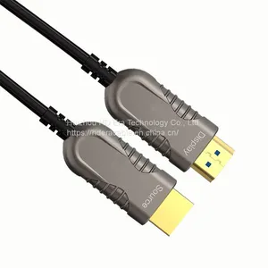 4k60hz 18gbps Hdmi 2.0 Optical Fiber Cable 10m 15m 20m 30m 50m 100m Hdmi Fiber Optic Aoc Cable HD1070 thumbnail-1