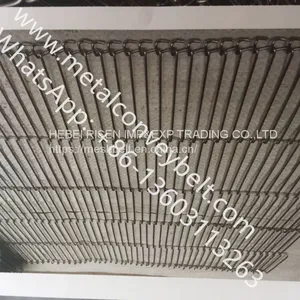 Flat Flex Driven Conveyor Metal Belt Conveyor Wire Belt For Cooling Cake thumbnail-1