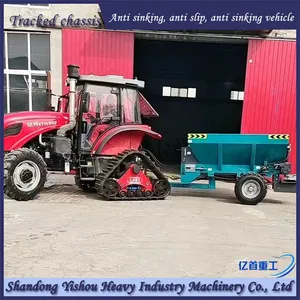 1404 Tractor Modified With Rubber Track and Half Chain Track Without Sinking Car Anti Slip thumbnail-3